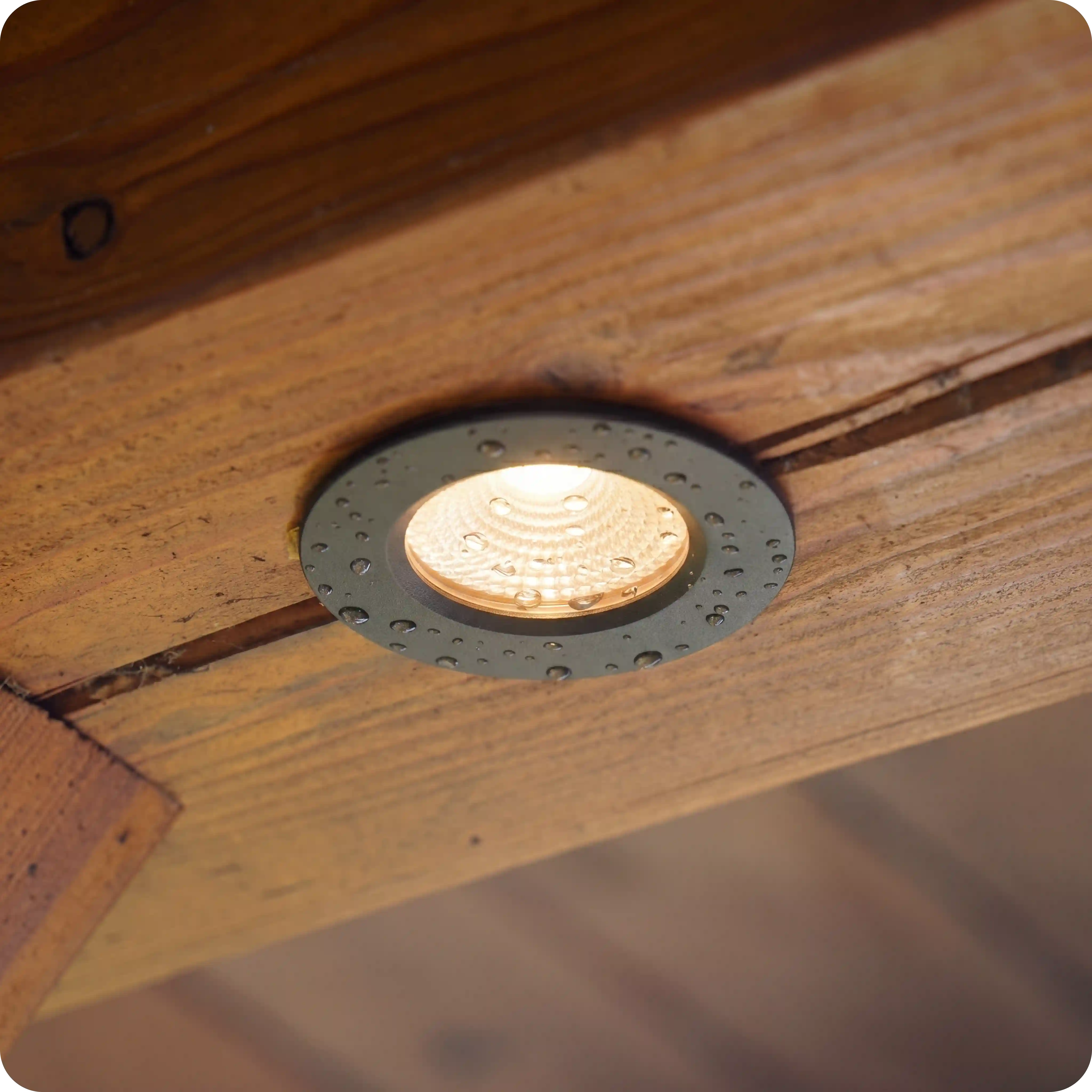 LED-Einbaustrahler Udis schwarz dimmbar für Deckenmontage