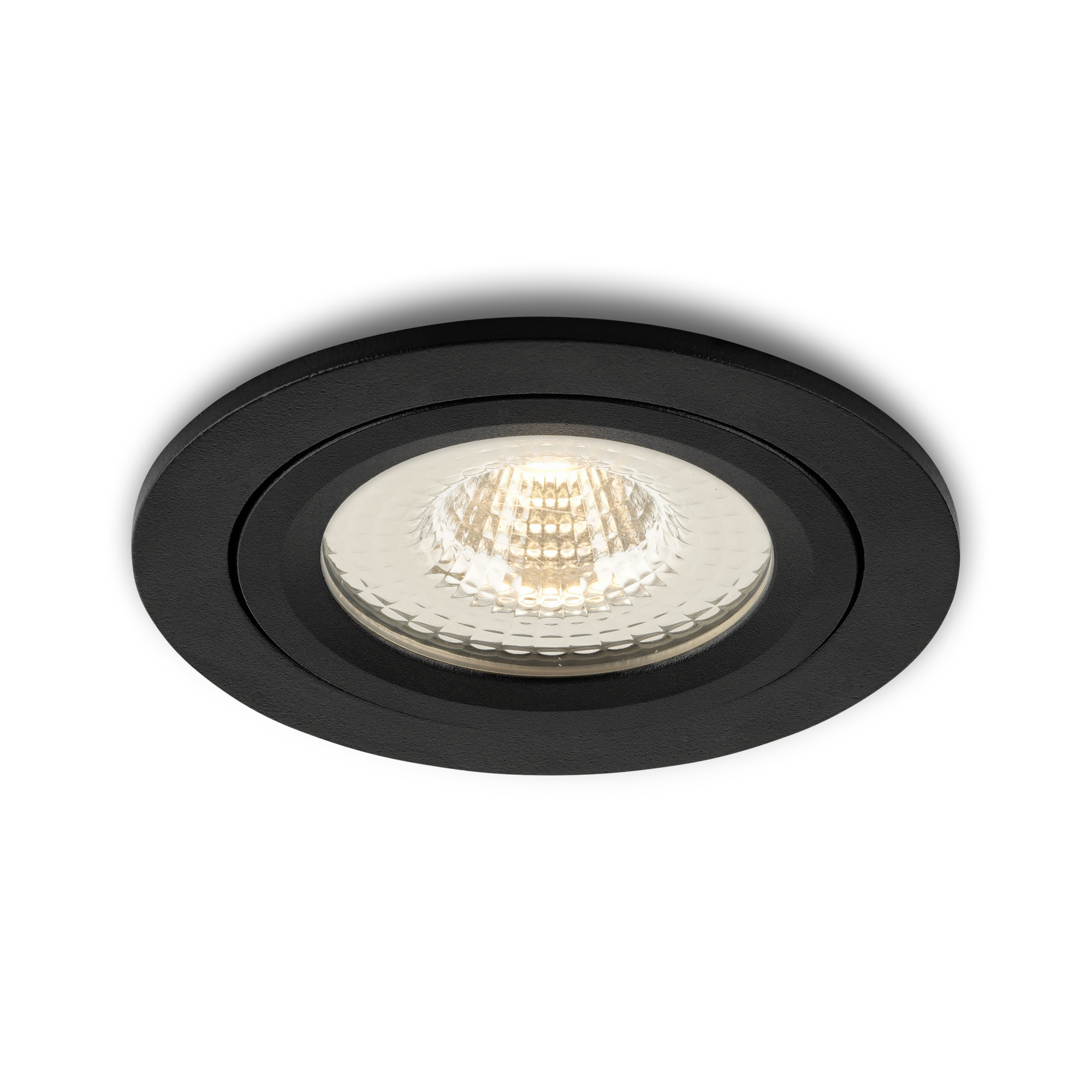 LED-Einbaustrahler Sienna schwarz 5 W Extra Warmweiß 2700 K für Deckenmontage