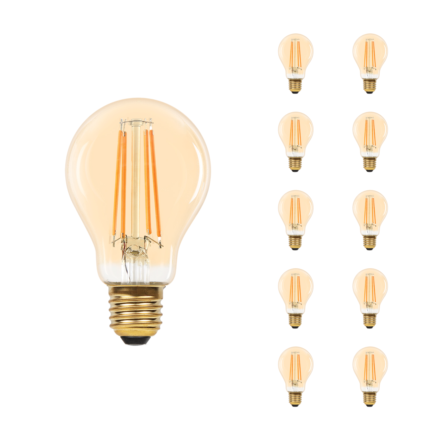 E27 A60 Filament LED-Lampe Stilo 7.2 W 2200 K dimmbar für Lampenersatz