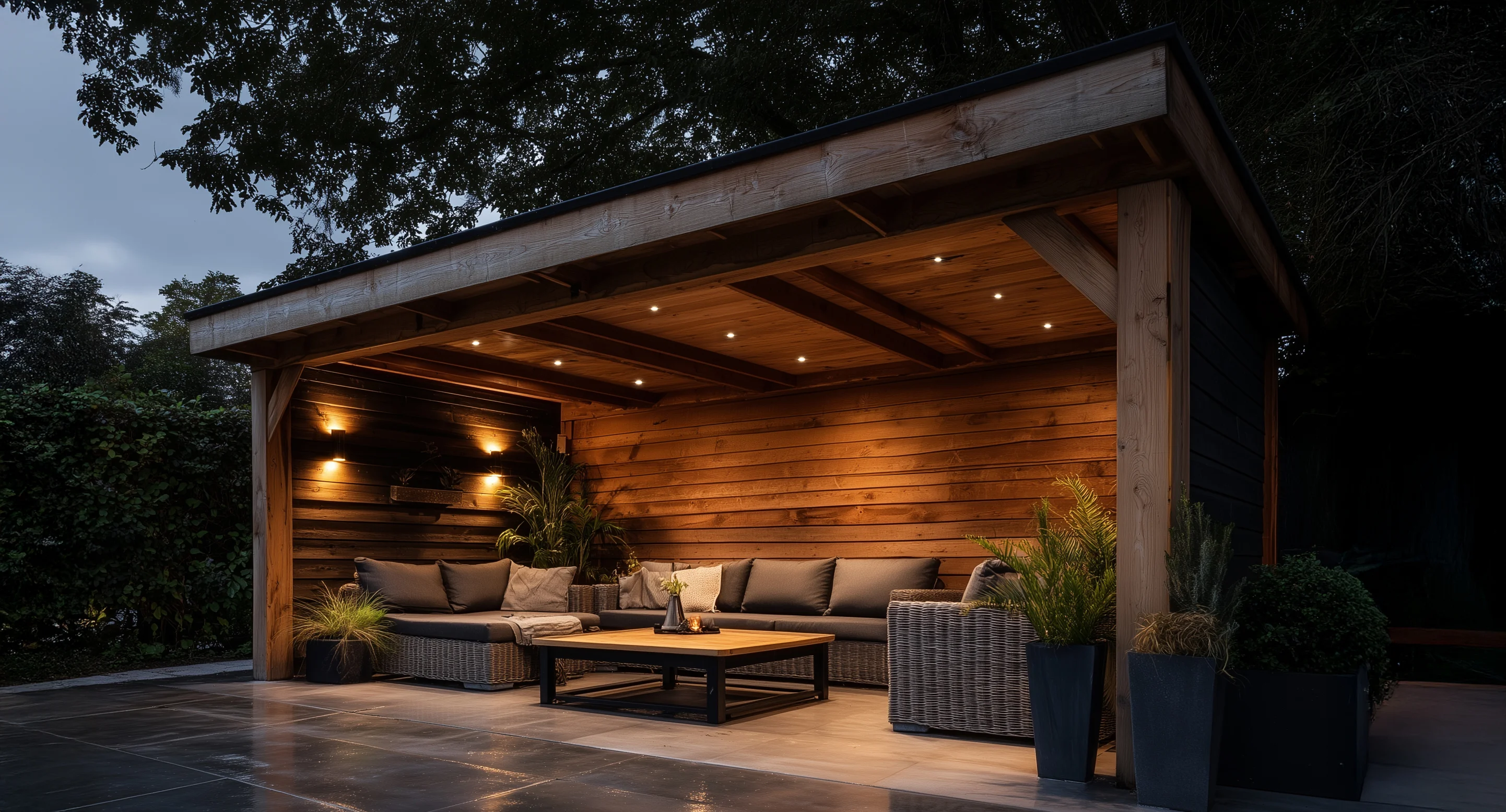 Garten und Veranda