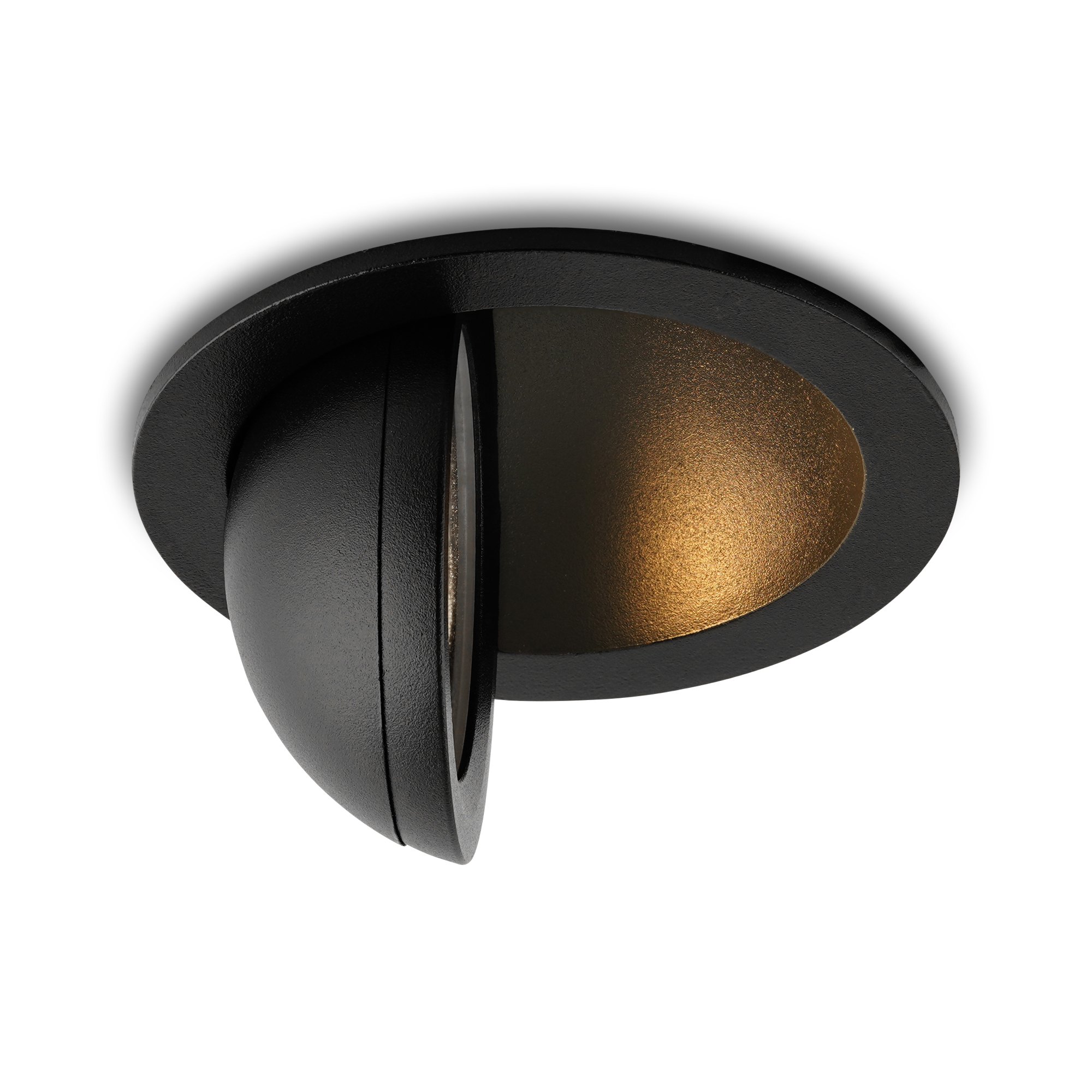 LED-Einbaustrahler Sienna schwarz 5 W Extra Warmweiß 2700 K für Deckenmontage
